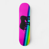 Rainbow Unicorn Skateboard (Vorderseite)
