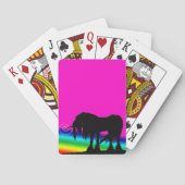 Rainbow Unicorn Spielkarten (Rückseite)