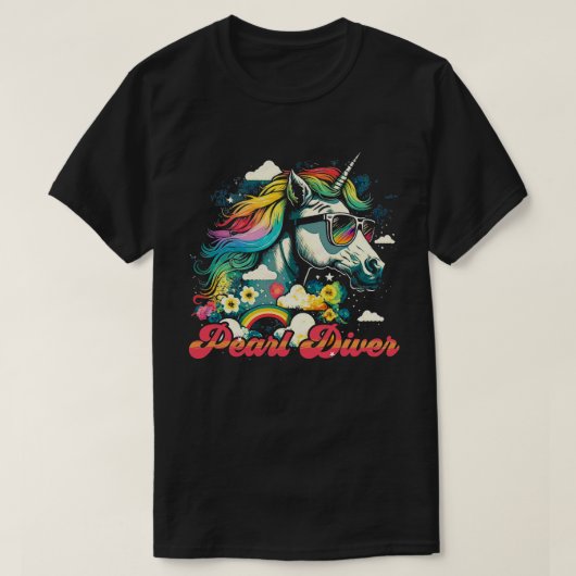 Rainbow Unicorn T-Shirt (Design vorne)