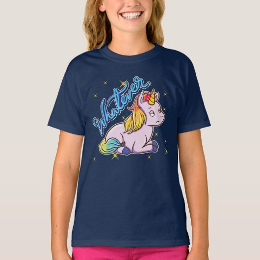 Rainbow Unicorn T-Shirt (Vorderseite)