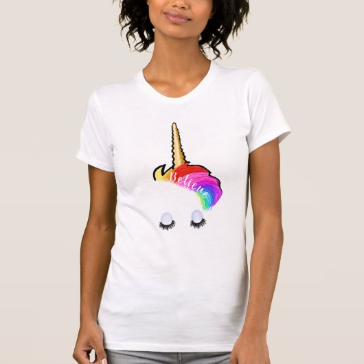 Rainbow Unicorn T - Shirt (Vorderseite)