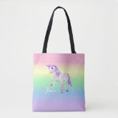 Rainbow 🦄 Unicorn Tasche (Vorderseite)
