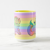 Rainbow Unicorn-Tasse Tasse (Zentrum)