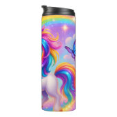 Rainbow Unicorn Thermosbecher (Nach rechts gedreht)
