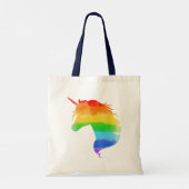Rainbow Unicorn Tragetasche (Rückseite)