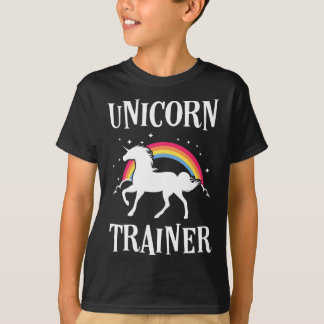 Rainbow Unicorn Trainer Easy Costume Halloween Spa T-Shirt