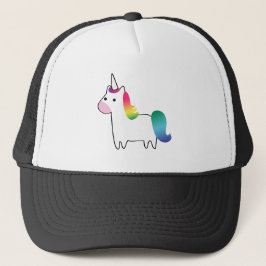 Rainbow Unicorn Truckerkappe