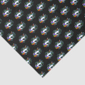 Rainbow Unicorn und Koi Fisch Seidenpapier (Ausschnitt)