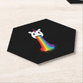 Rainbow Unicorn Untersetzer (angewinkelt)