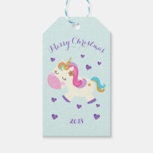 Rainbow Unicorn Weihnachts-Glitzer Aqua