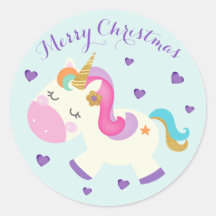 Rainbow Unicorn Weihnachts-Glitzer Aqua