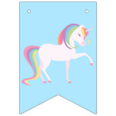 Rainbow Unicorn Wimpelkette (Erste Fahne)
