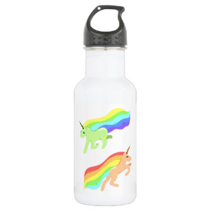 Rainbow Unicorns Edelstahlflasche