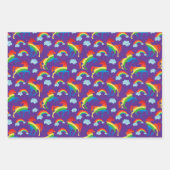 Rainbow Unicorns Geschenkpapier Set (Vorderseite 3)