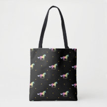 Rainbow Unicorns & Gold Stars Muster