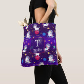 Rainbow Unicorns In Space Purple Ombre Tasche (Von Nahem)