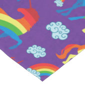 Rainbow Unicorns Kurzer Tischläufer (Ecke)