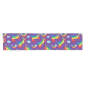 Rainbow Unicorns Kurzer Tischläufer (Horizontal)