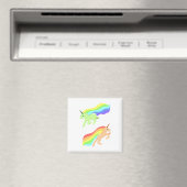 Rainbow Unicorns Magnet (In Situ (Geschirrspüler))