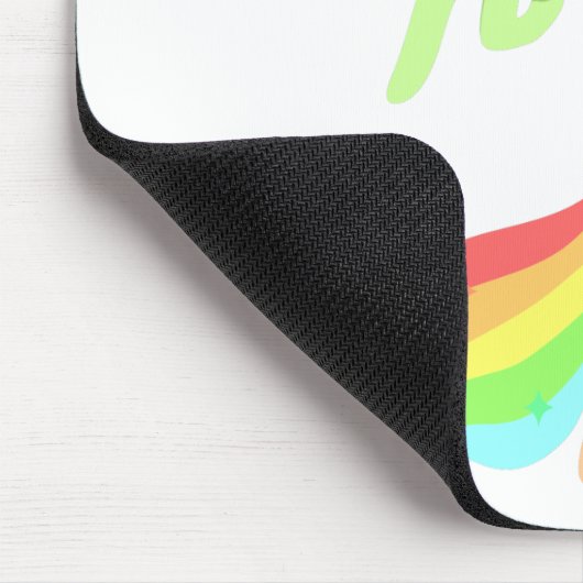 Rainbow Unicorns Mousepad (Ecke)