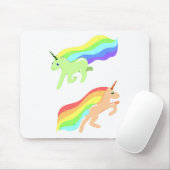 Rainbow Unicorns Mousepad (Mit Mouse)
