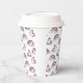 Rainbow Unicorns Paper Cups Pappbecher (Links)