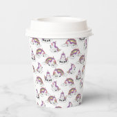 Rainbow Unicorns Paper Cups Pappbecher (Rückseite)