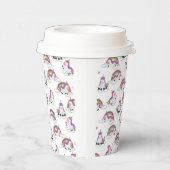 Rainbow Unicorns Paper Cups Pappbecher (Rechts)