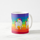 Rainbow Unicorns Parade Tasse (VorderseiteRechts)