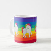 Rainbow Unicorns Parade Tasse (Vorderseite Links)