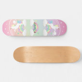 Rainbow Unicorns Skateboard (Horizontal)