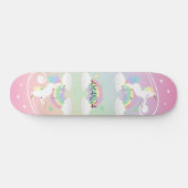 Rainbow Unicorns Skateboard (Horizontal)