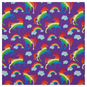 Rainbow Unicorns Stoff (Muster)