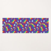 Rainbow Unicorns Yogamatte (Vorderseite (Horizontal))