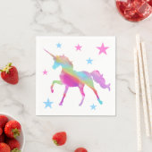 Rainbow Unicoron and Stars Paper Napkins Serviette (Beispiel)