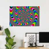 Rainbow Universe - Fraktal Art Poster (Heimbüro)