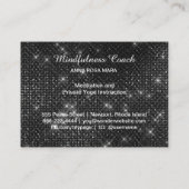 *~* Rainbow Universe Glitzer Meditation Adler Visitenkarte (Rückseite)