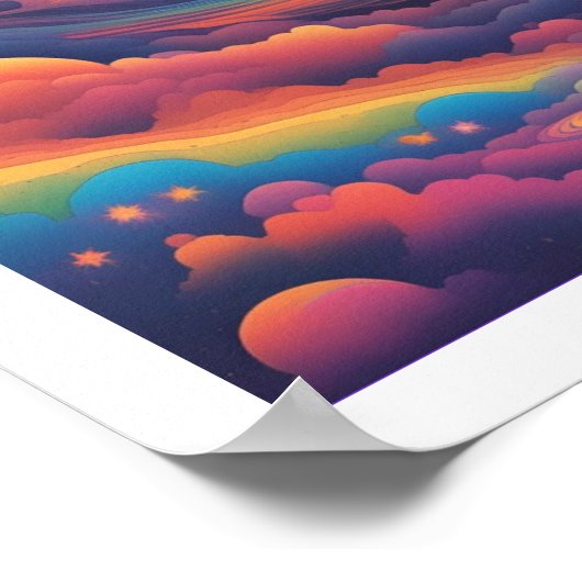 Rainbow Universe Poster (Ecke)