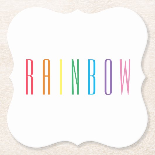 RAINBOW-Untersetzer Untersetzer (Vorderseite)