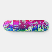 Rainbow Urban Graffiti Skateboard (Horizontal)