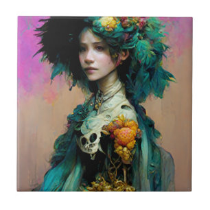 Rainbow Urchin 2 Fantasy Sci-Fi Fliese