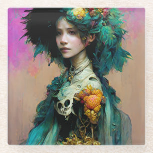 Rainbow Urchin 2 Fantasy Sci-Fi Glasuntersetzer