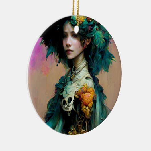 Rainbow Urchin 2 Fantasy Sci-Fi Keramik Ornament (Rechts)