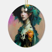 Rainbow Urchin 2 Fantasy Sci-Fi Keramik Ornament (Links)