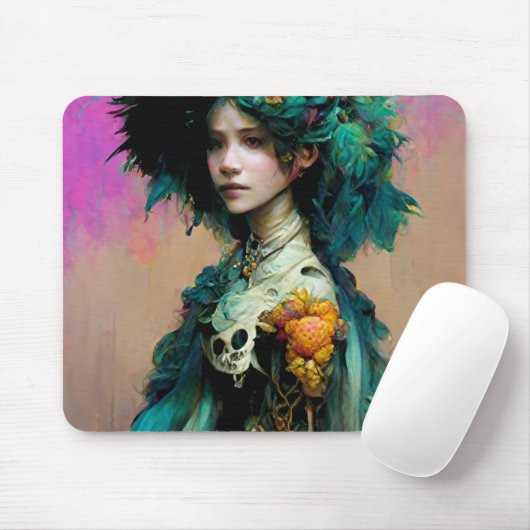 Rainbow Urchin 2 Fantasy Sci-Fi Mousepad (Mit Mouse)