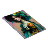 Rainbow Urchin 2 Fantasy Sci-Fi Notizblock (Rechte Seite)