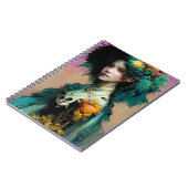 Rainbow Urchin 2 Fantasy Sci-Fi Notizblock (Linke Seite)