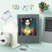 Rainbow Urchin Fantasy Sci-Fi Aufkleber (iPad Hülle)