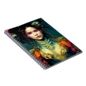 Rainbow Urchin Fantasy Sci-Fi Notizblock (Rechte Seite)