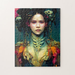 Rainbow Urchin Fantasy Sci-Fi Puzzle